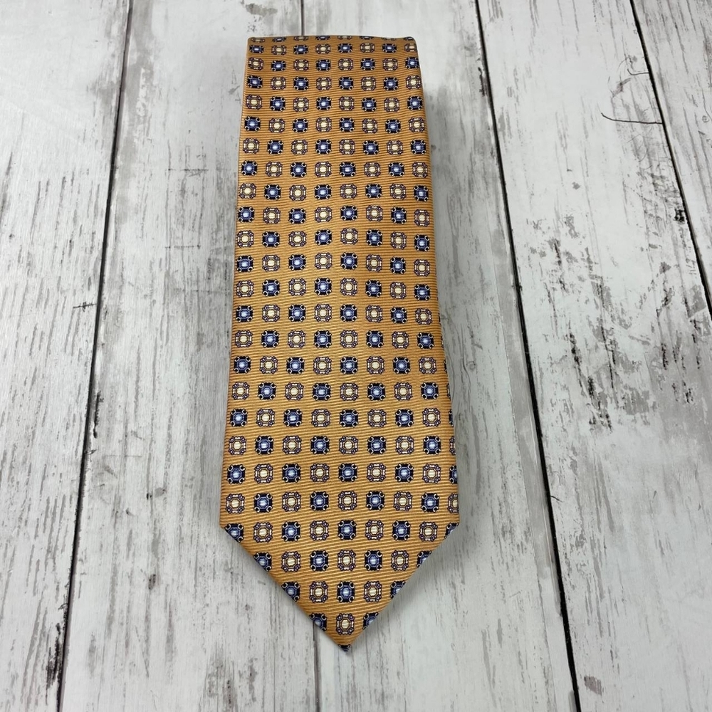 Nwt Yellow Mens Formal 100% Silk Dress Tie Suit Business Casual